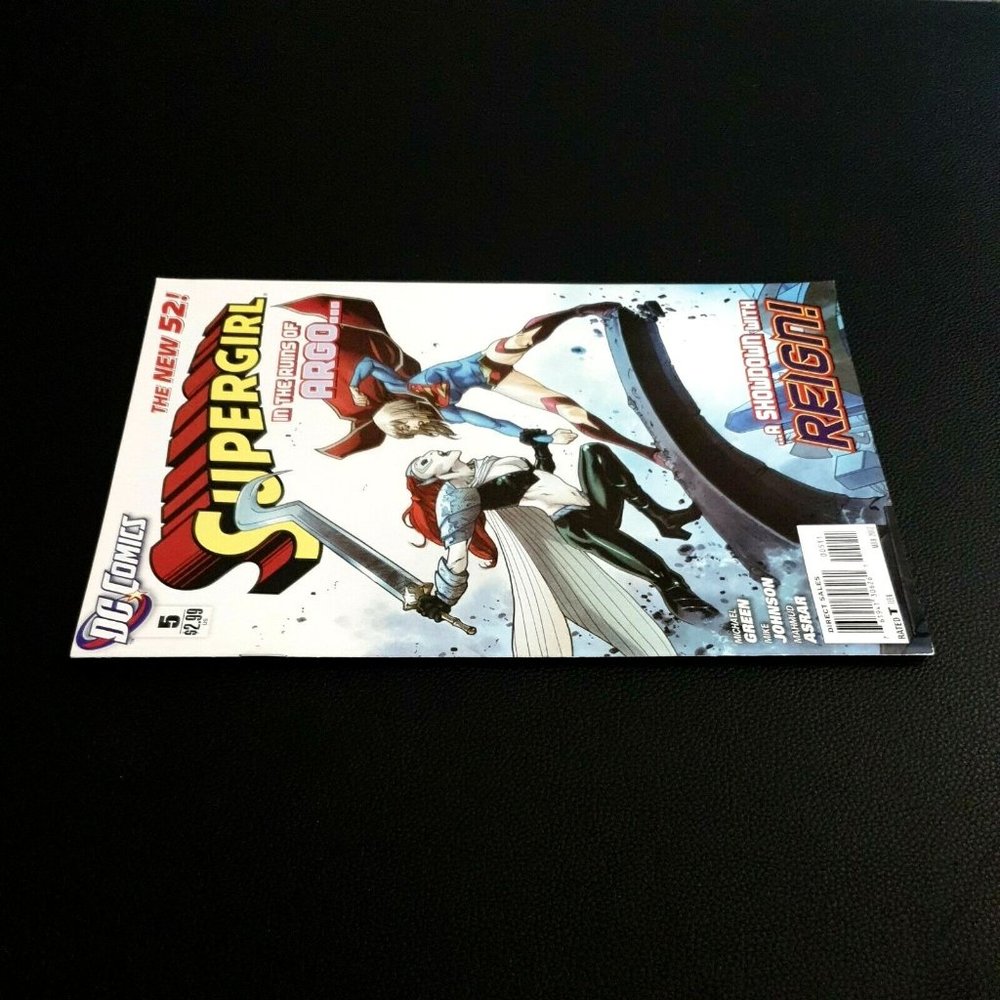 DC Comics Supergirl 5 Argo Reign New 52 Green Johnson Asrar Hero Book 2012 - Picture 12 of 12